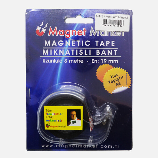 Magnet Mıknatıslı Bant Arkası Yapışkanlı 