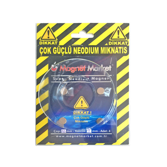Magnet 4' lü Mıknatıs  