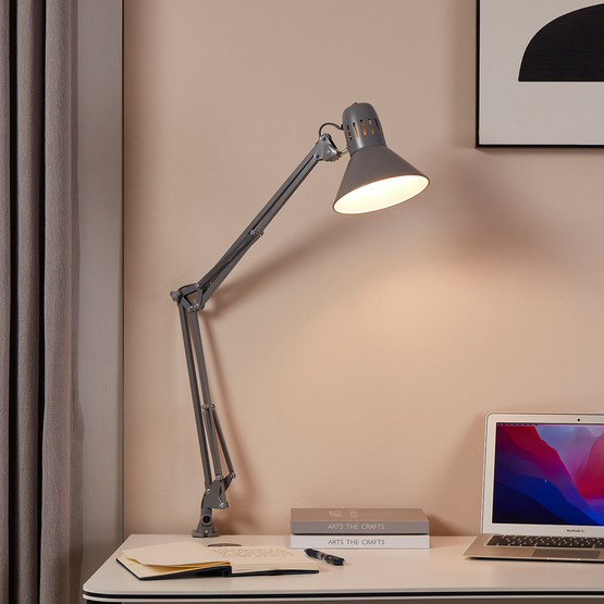 Eglo Firmo E-27 Duy 1X40W Masa Lambası Gri 