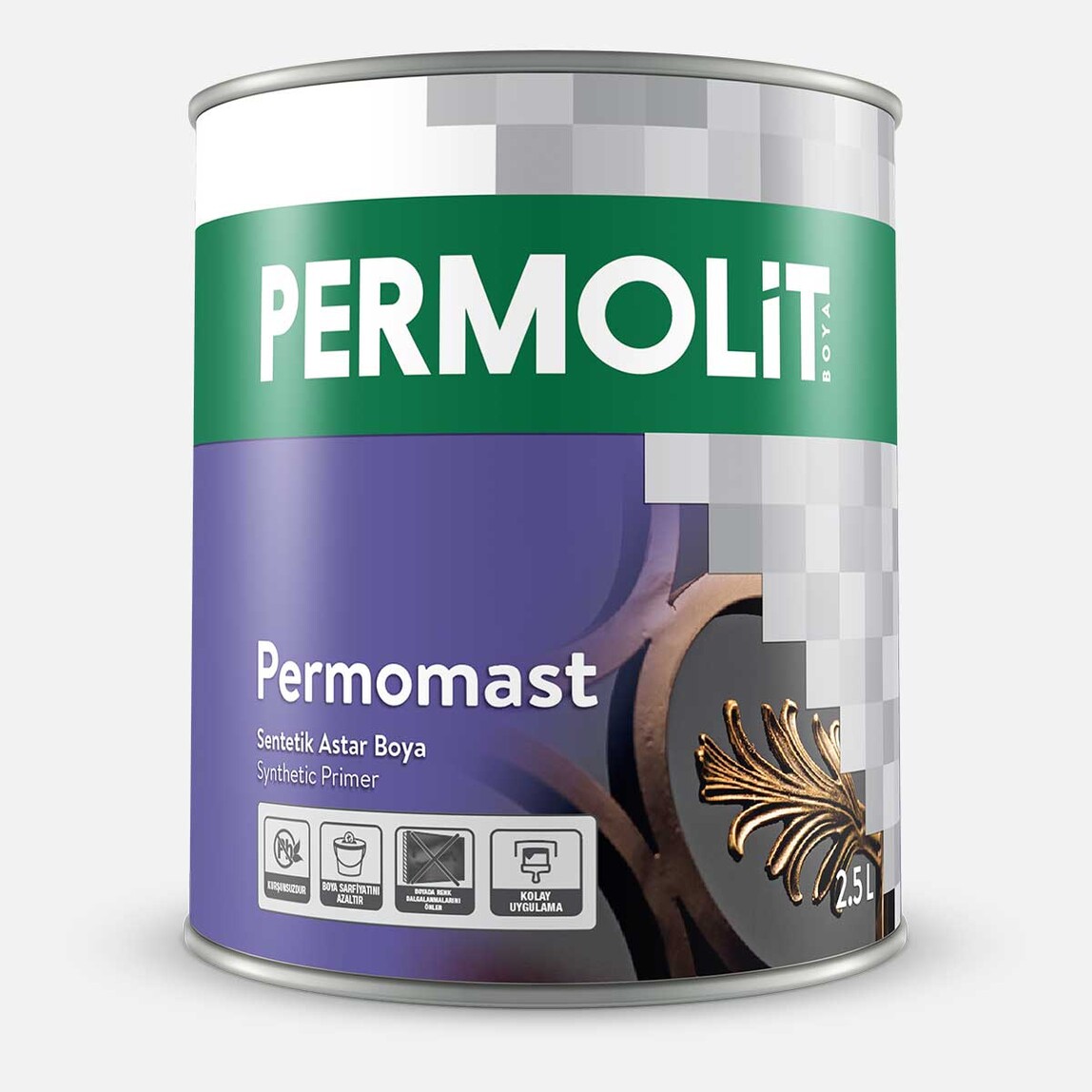    Permolit 2,5Lt Permast Sentetik Astar  