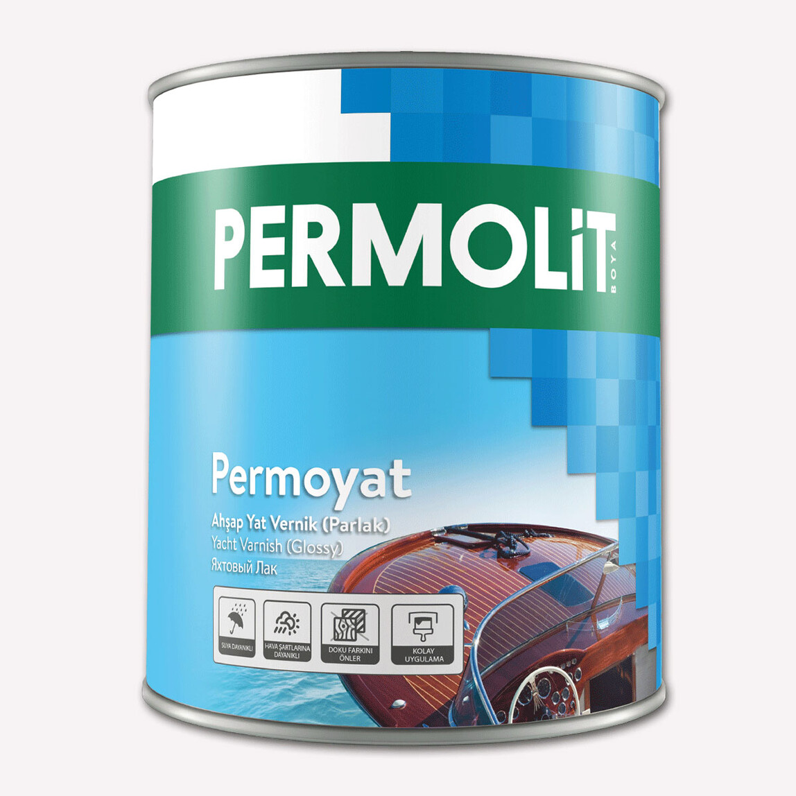    Permolit 2,50Lt Permolit Yat Verniği Parlak 