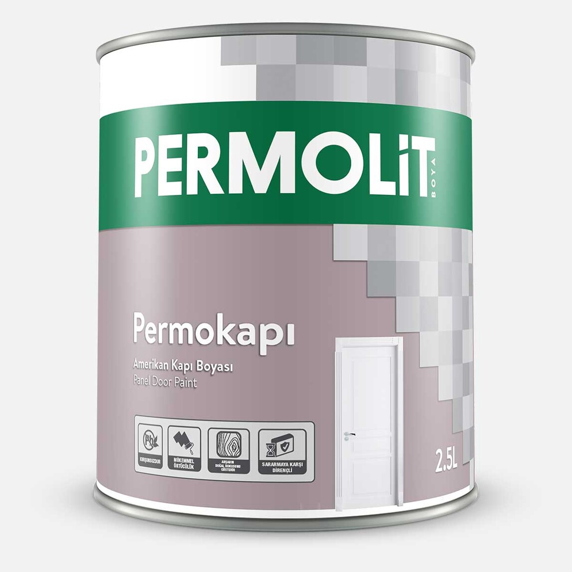    Permolit Permokapı Amerikan Kapı Boyası - Altın Baz  