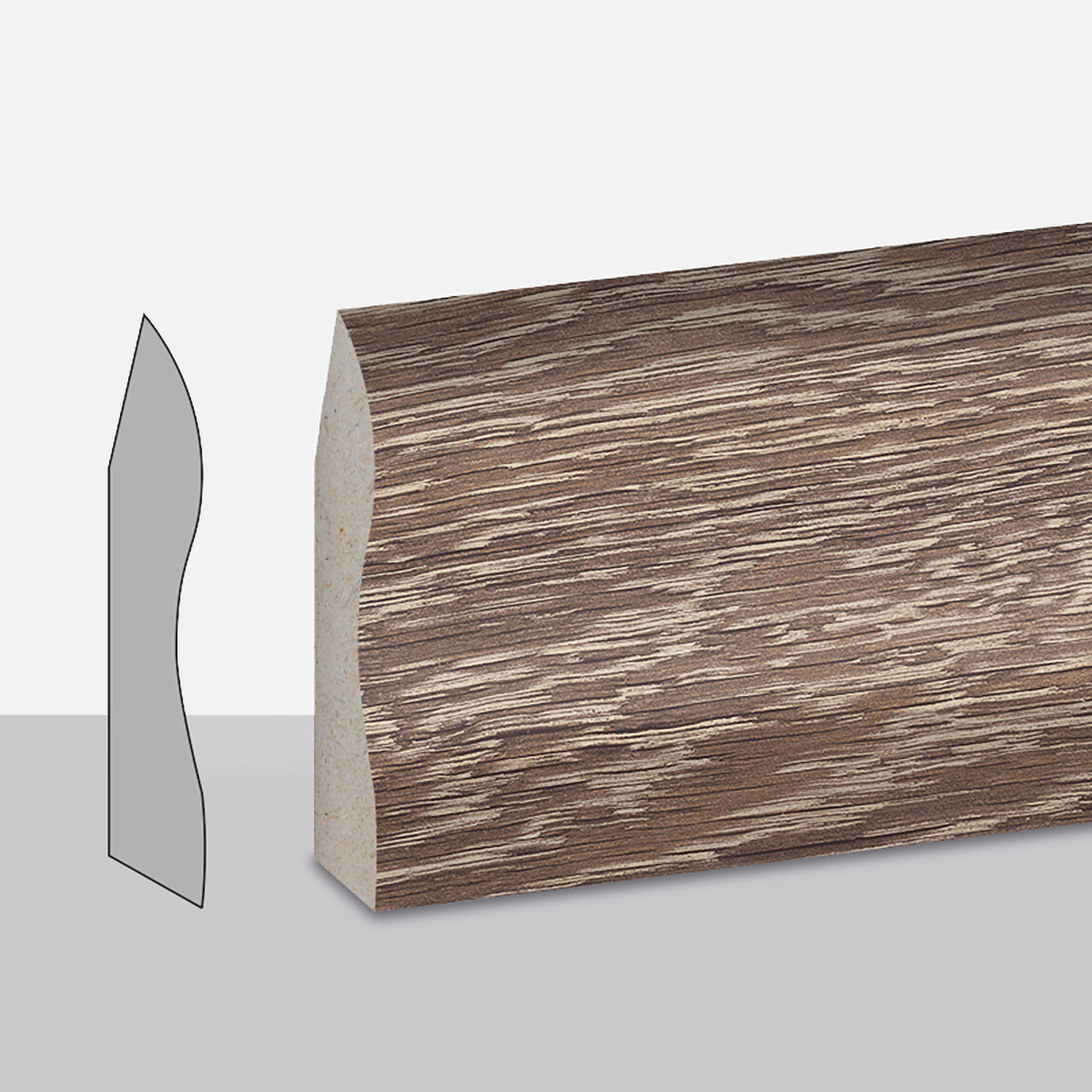    Yıldız Entegre Premium Milano Süpürgelik 6 cm 