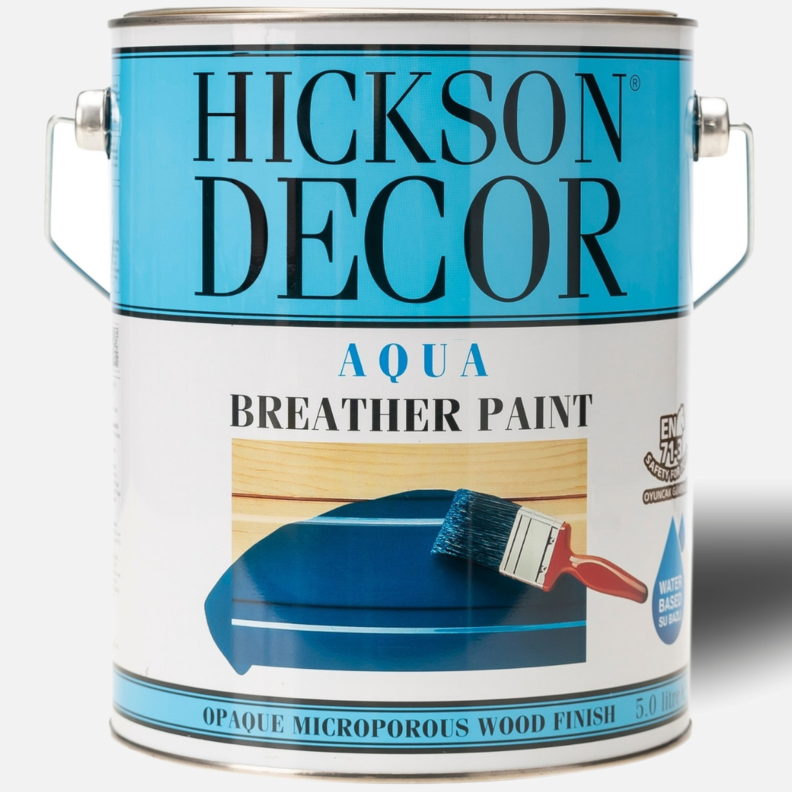    Hemel Hickson Decor Aqua Bp P.White Hg 5 Litre  
