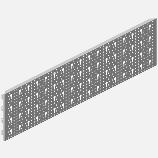Regalux Çelik delikli Levha, 800 X 200 mm beyaz