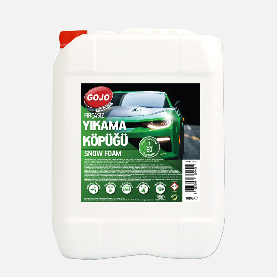    Gojo Fırçasız Yıkama Köpüğü 10 Kg  