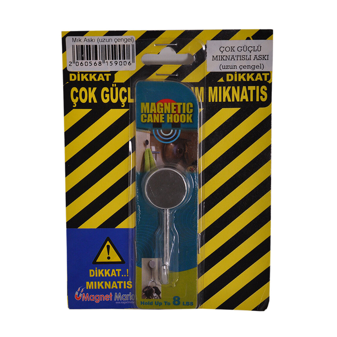    Magnet Mıknatıslı Çengel Askı Uzun  