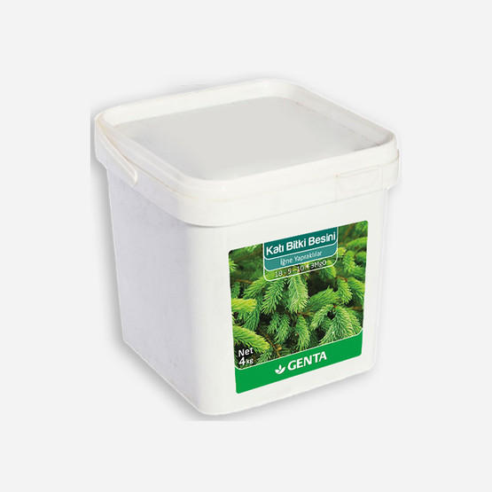 Genta İğne Yapraklı Bitkiler İçin Katı Besin 