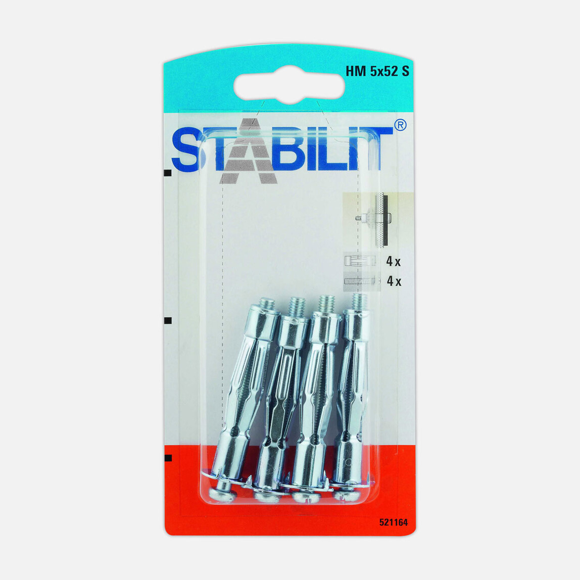    Stabilit Metal Dübel 5x52  