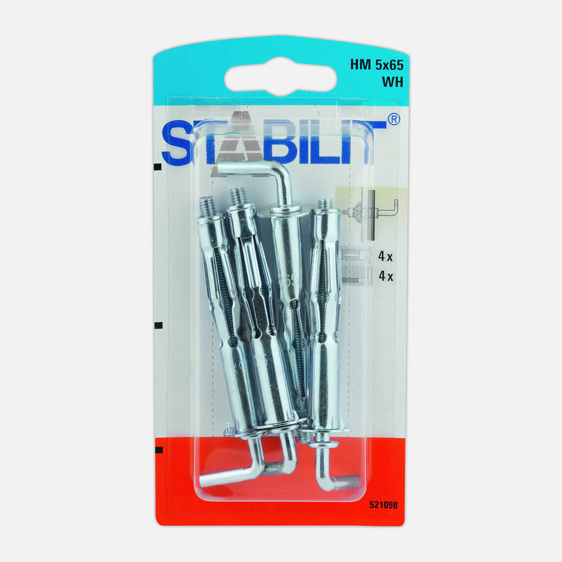    Stabilit Metal Dübel 5x52  