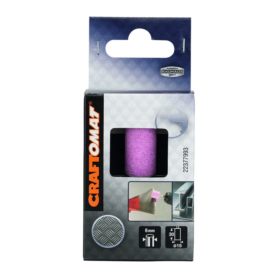    Craftomat Silindrik Parmak Taşlama Taşı 6 mm  