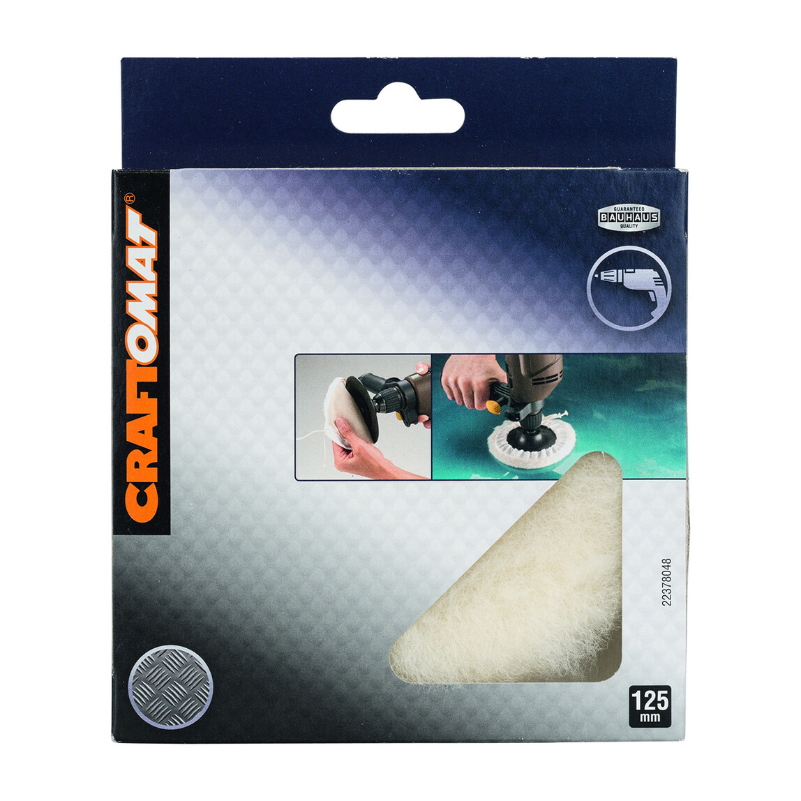    Craftomat Kuzu Yünü Parlatıcı Çapı:125 mm  