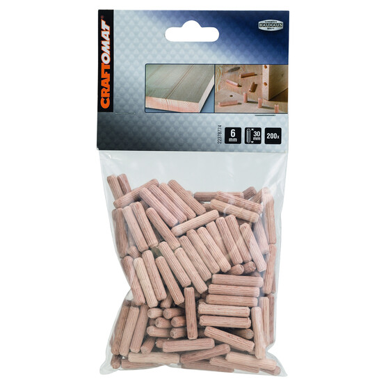 Craftomat Dübel 6x30 mm (200 adet) 