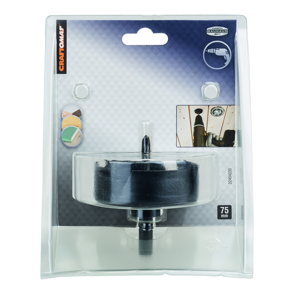    Craftomat Spot Delik Açma Testeresi 75 mm  