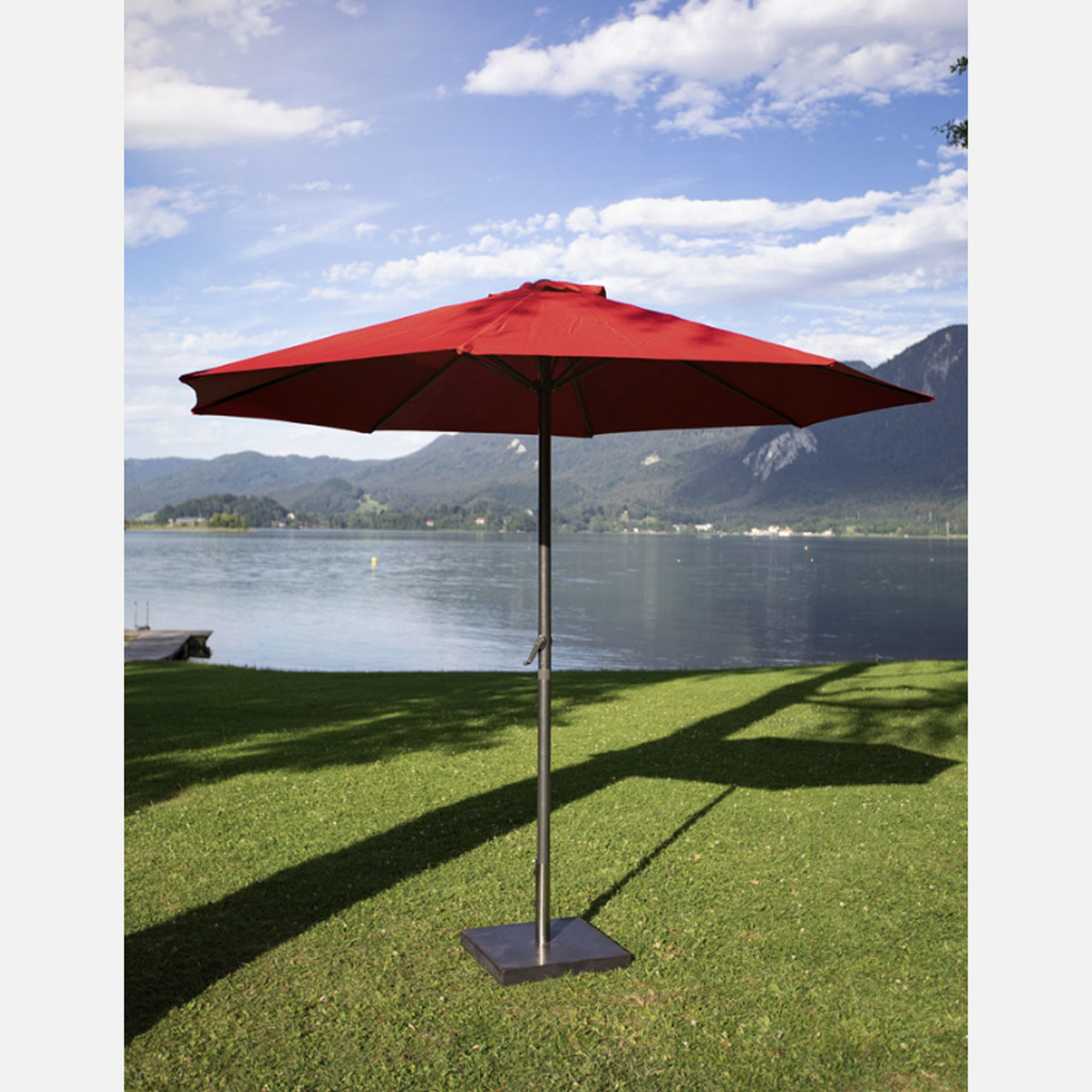    Sunfun Trentino II Şemsiye Kırmızı 300 cm  