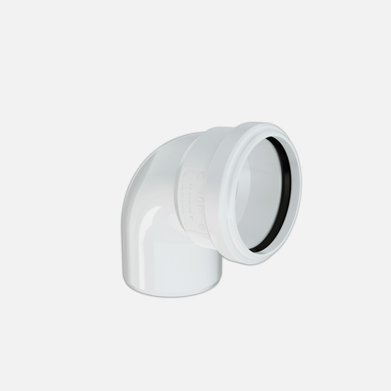 Hakan Boru 75X45 mm Dirsek Pvc-U  