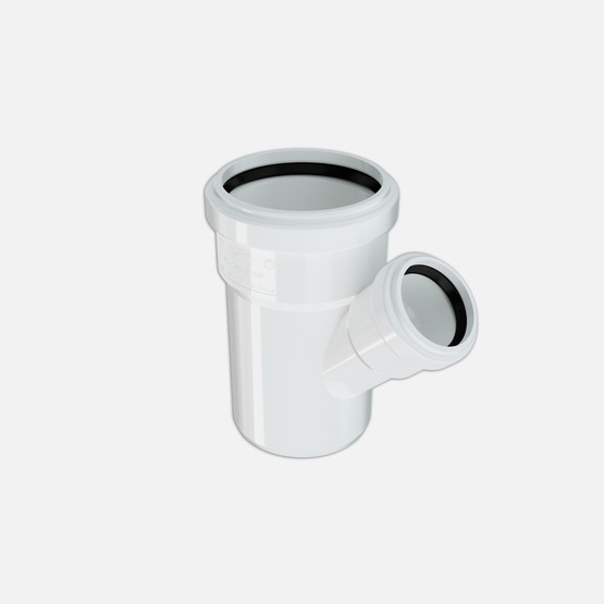 Hakan Boru 110X75 mm Çatal 45 Pvc-U  
