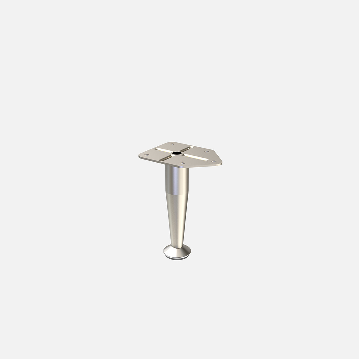    Tempo R25 Konik Baza 12 cm Mat Nikel   