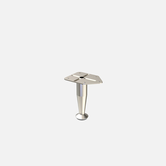 Tempo R25 Konik Baza 10 cm Mat Nikel  