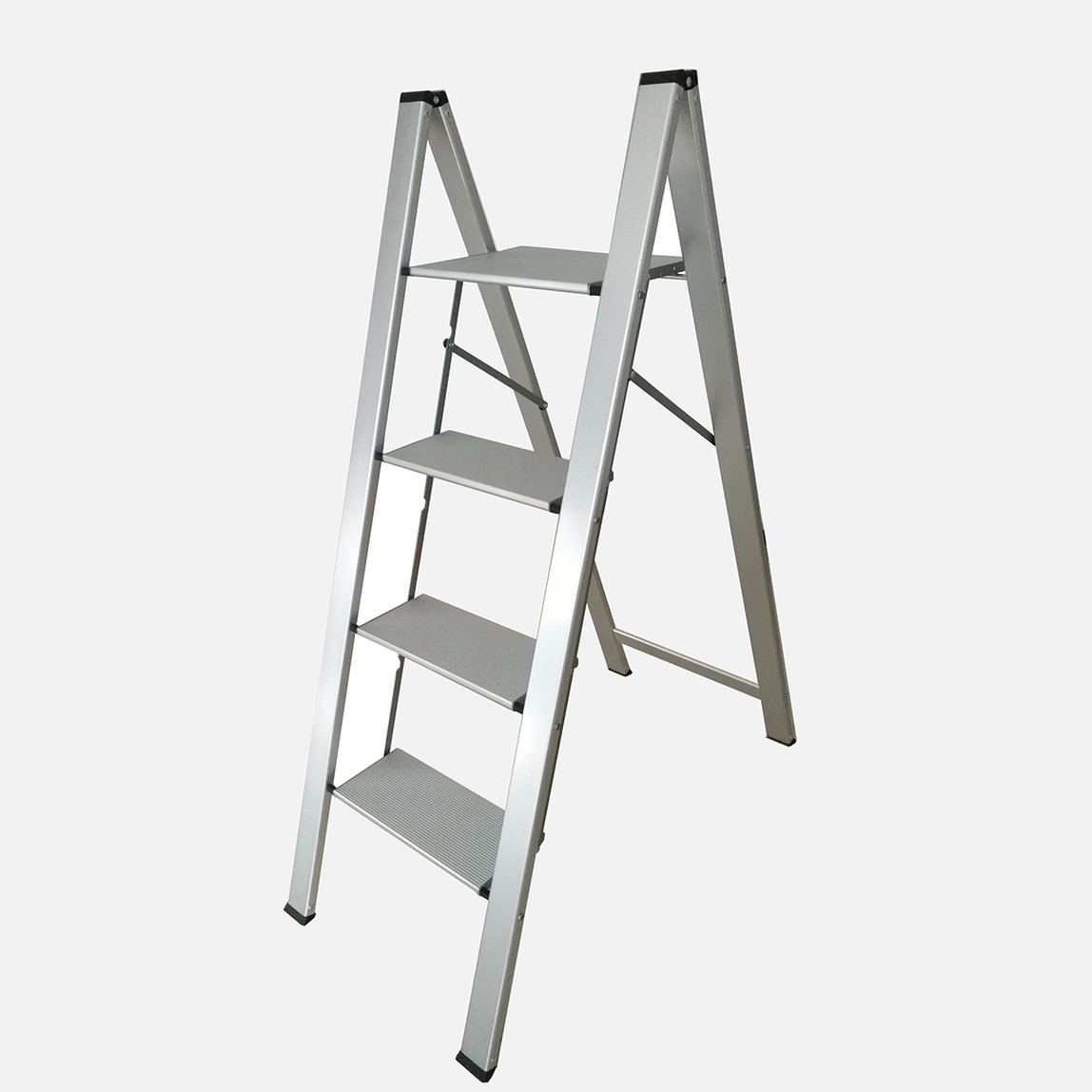    Stabilit Alüminyum 4 Basamak 117x88x44 cm Katlanabilir Ev - Ofis Tipi Merdiven 