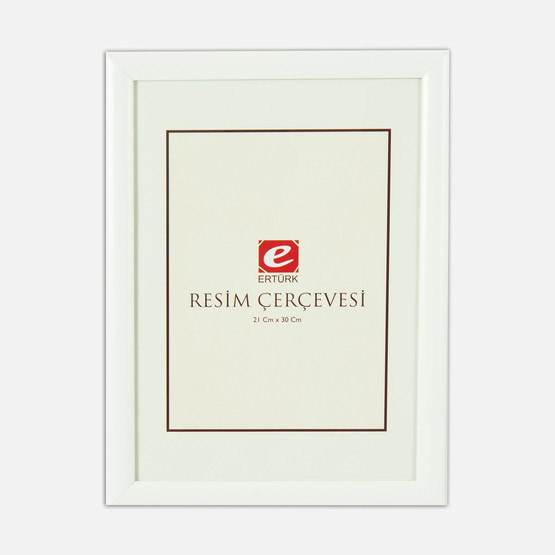 Ertürk Hazır Çerçeve 33 Luk Beyaz 35x50 cm 