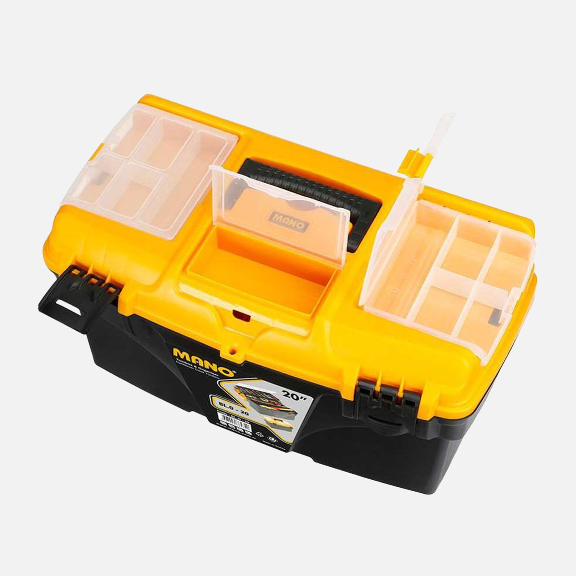    Mano Raflı Plastik Takım Çantası  20