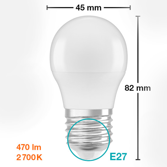 Osram P40 4.9 WSıcak Beyaz Klasik E27 Duy Led Ampul  