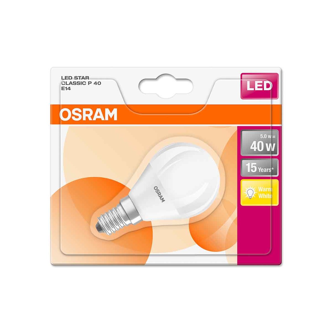    Osram ST CL P40 6.5 W Sarı Klasik E14 Duy Led Ampul   