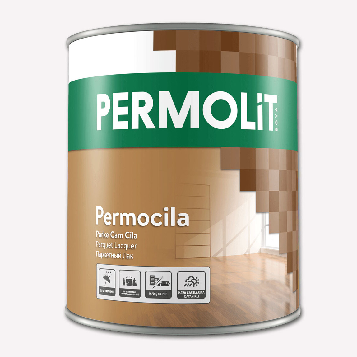    Permolit 2,5Lt  Permolit Parke Cam Cila Parlak 