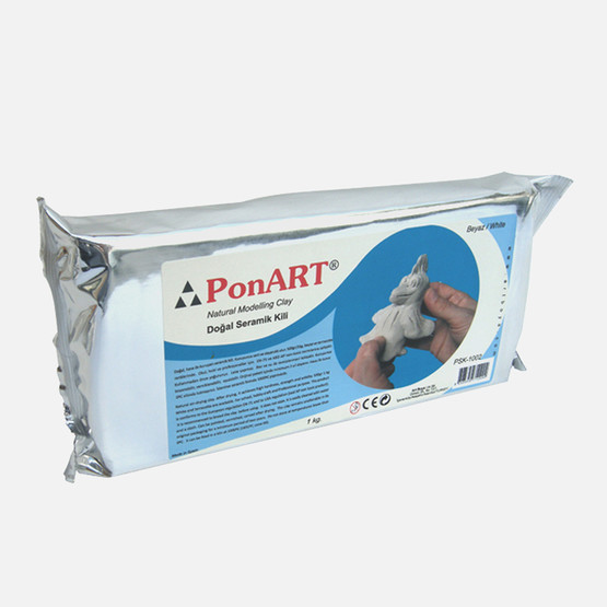 PonArt  Seramik Kili Beyaz 1 Kg 