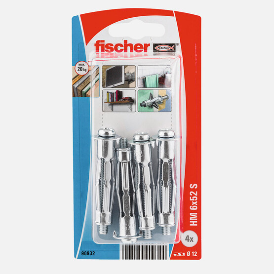 Fischer HM 6x52 Vidalı Boşluk Dübeli  