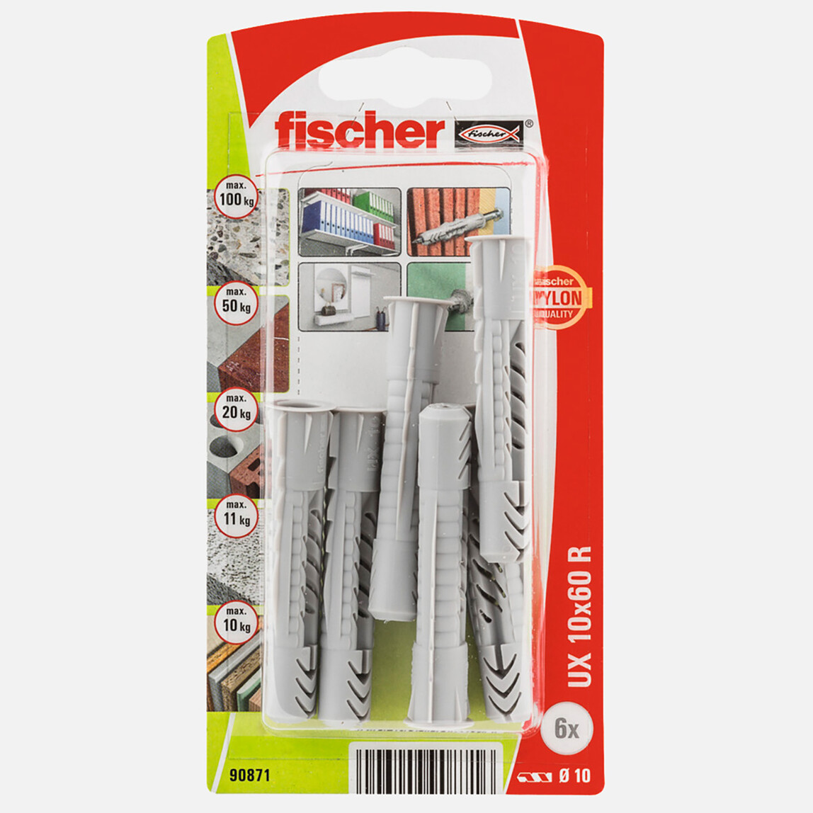    Fischer UX 10x60 Universal Dübel   