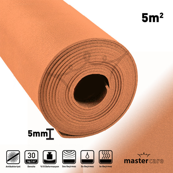 Mastercare 5mmx5m2 Klasik Seri Ses Yalıtım Rulosu