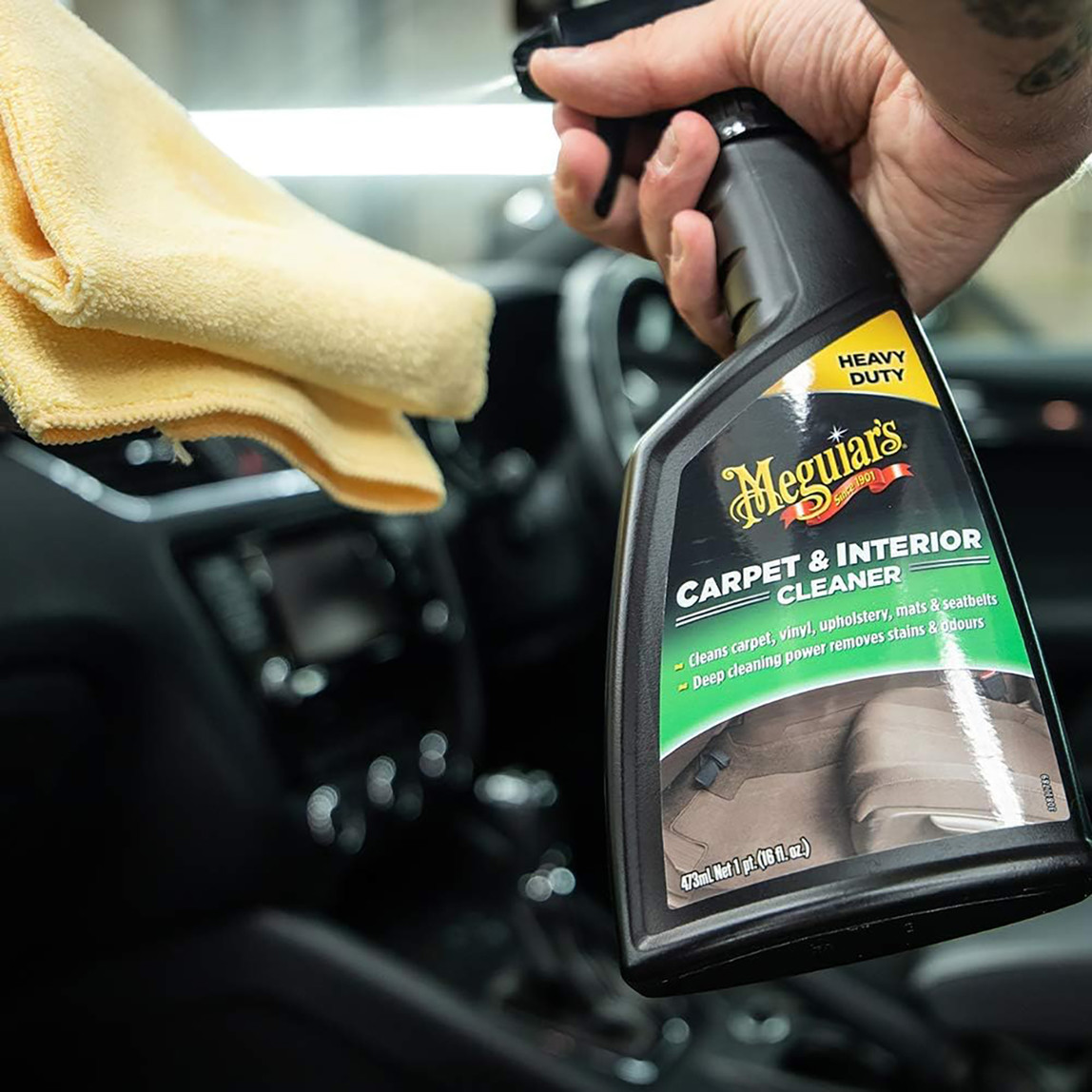    Meguiars Carpet&Interior-473Ml Halı & Döşeme Temizleyici Sprey  