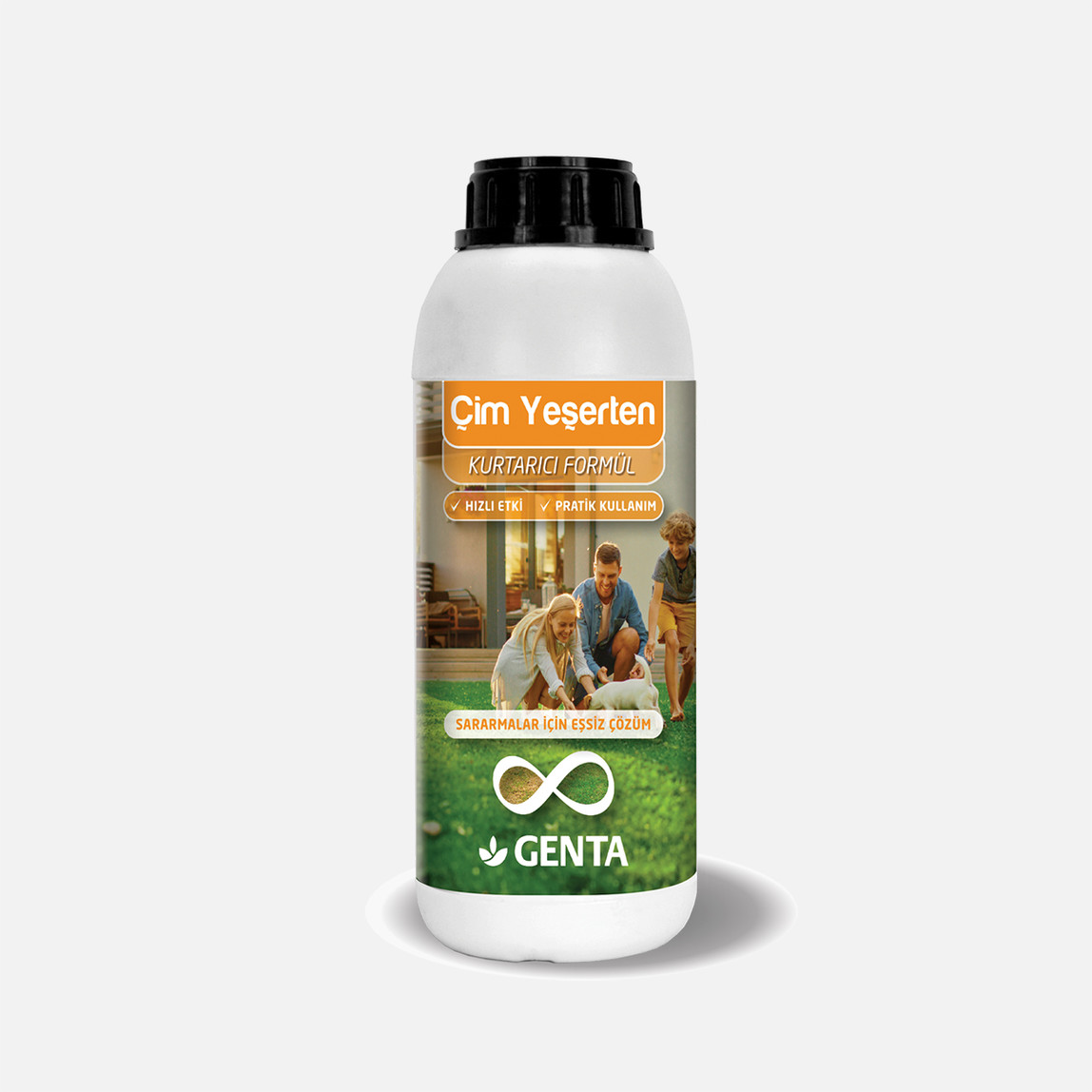    Genta Hızlı Etkili Sıvı Çim Besini 1 lt.  