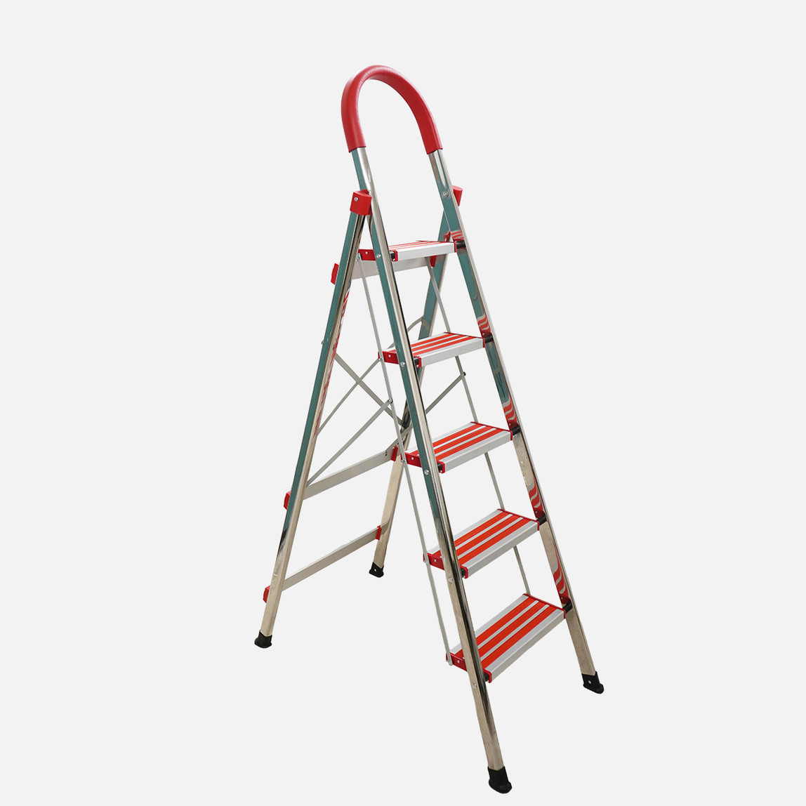    Stabilit Alüminyum 5 Basamak Katlanabilir Ev - Ofis Tipi Merdiven  