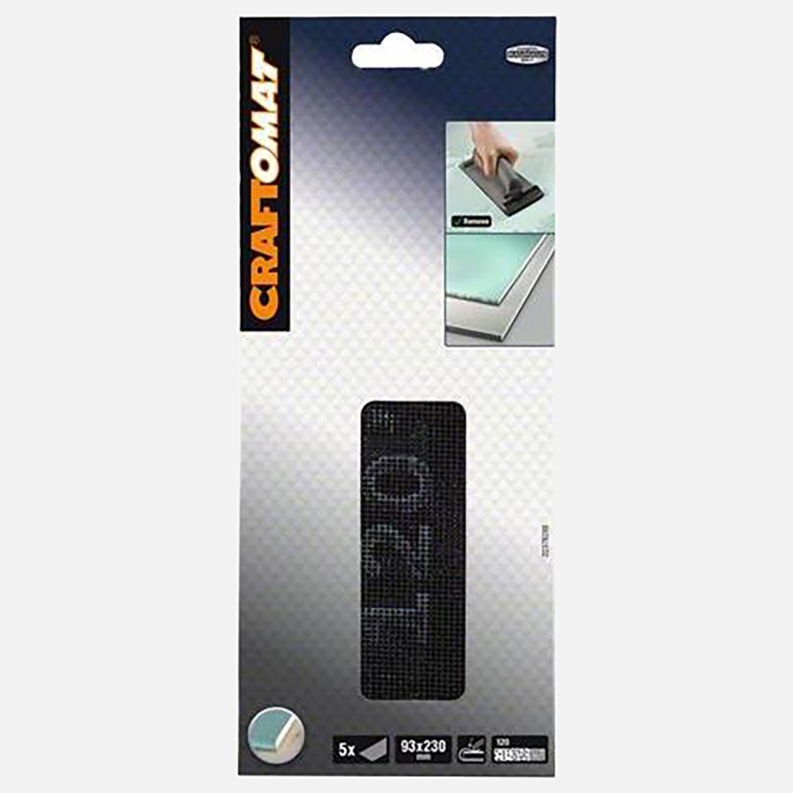    Craftomat -Sanding Screen 93x230 mm P120  