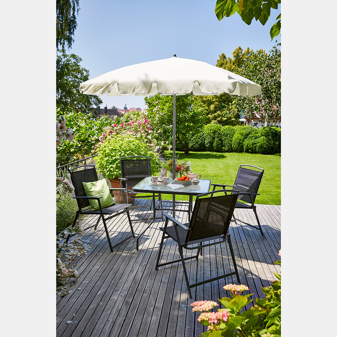    Sunfun Provence II Şemsiye Ekru 250 cm  