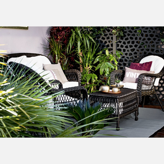 Sunfun Savannah Rattan Kahverengi Oturma Grubu