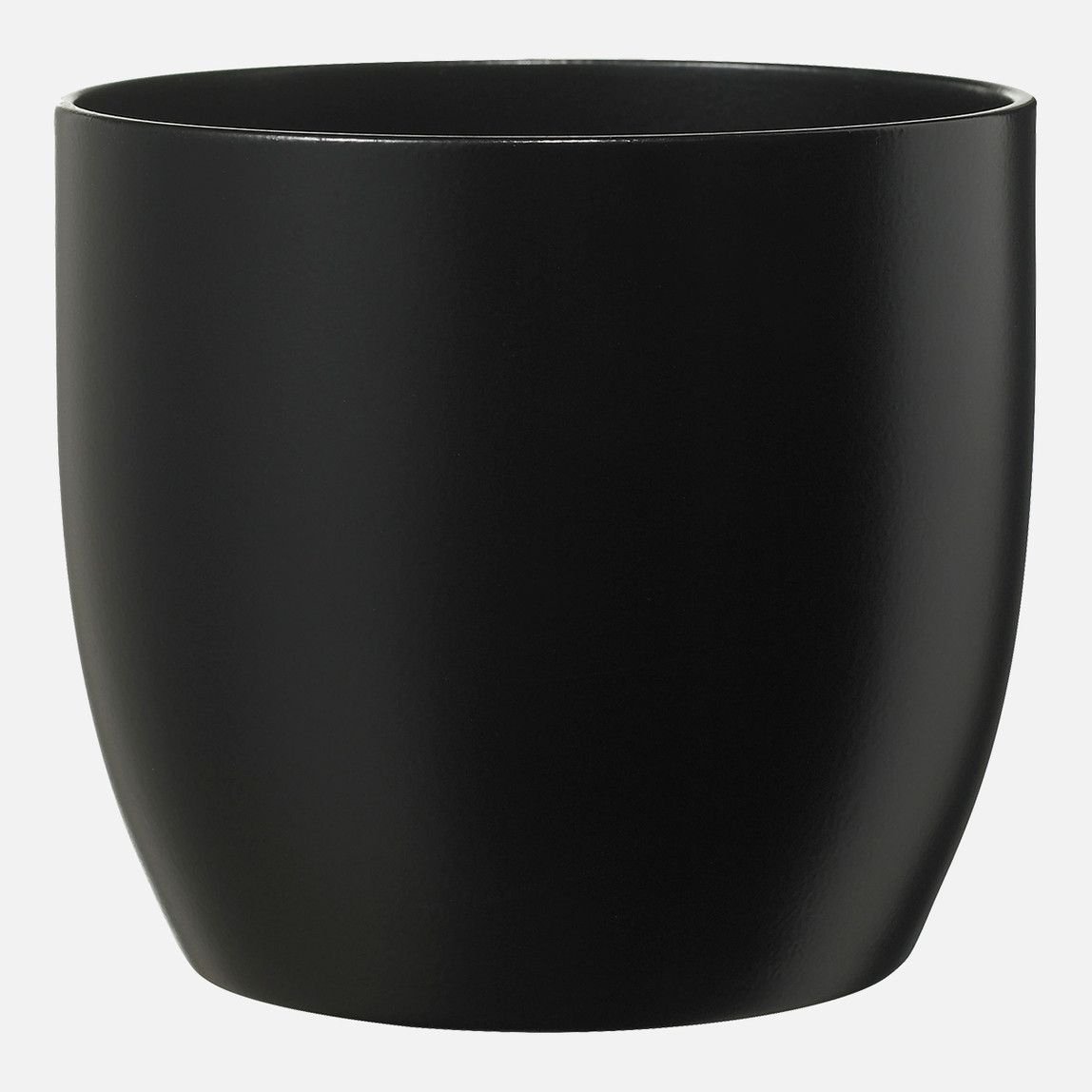    Basel Fashion Saksı Mat Siyah 14 cm 
