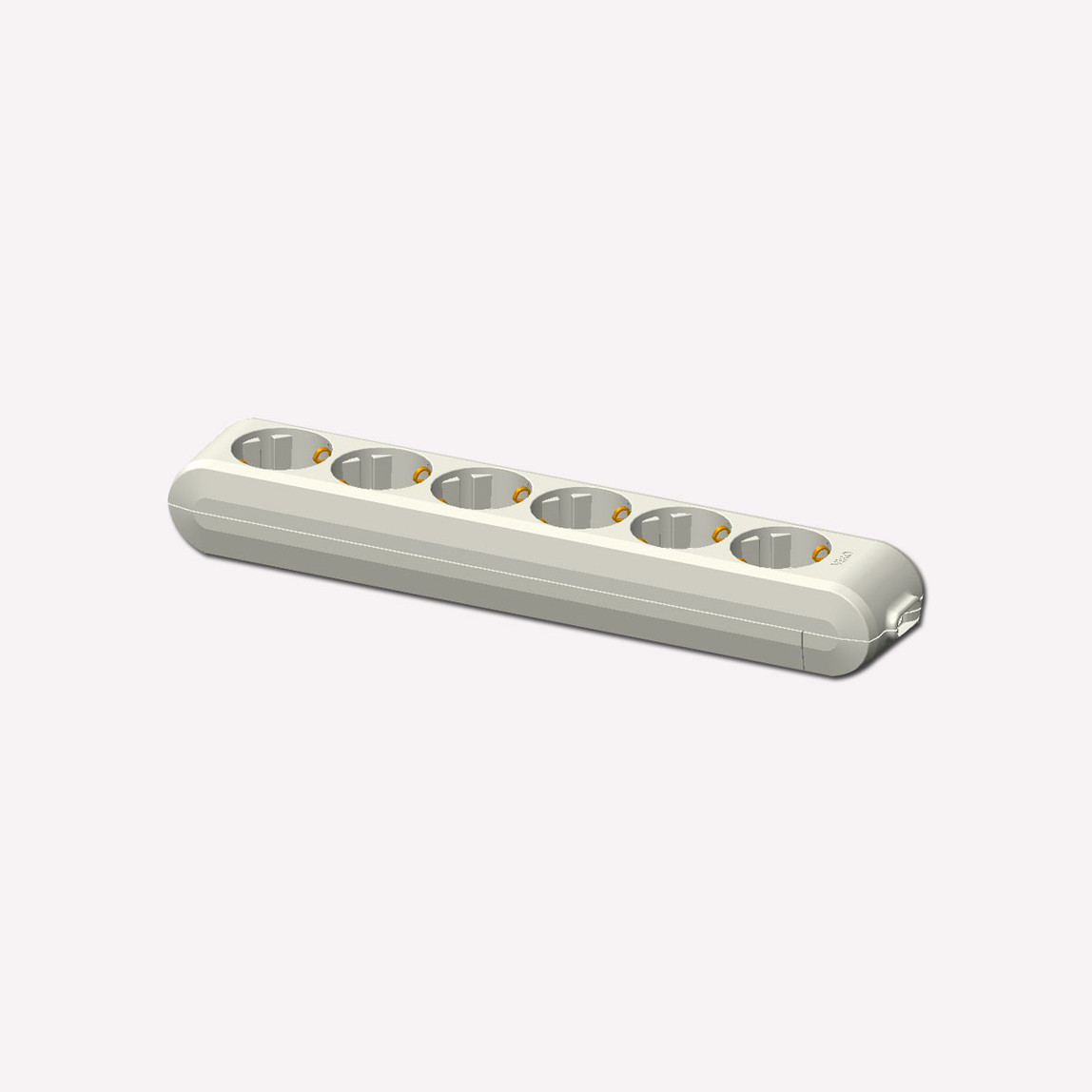    Viko Multi-Let 6'lı Topraklı Kablolu Çocuk Korumalı 1 Metre Priz Beyaz  