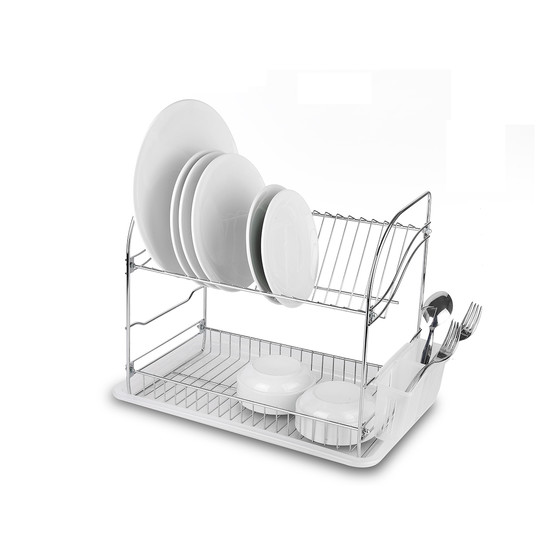 Tekno-tel Dikdörtgen 2 Katlı 44x27x34.5 cm Metal Tabaklık