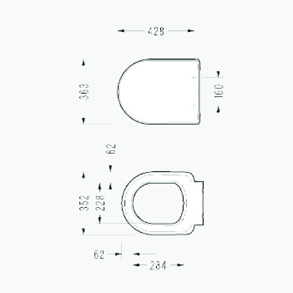   Serel Beta Yavaş Kapanır Klozet Kapağı  