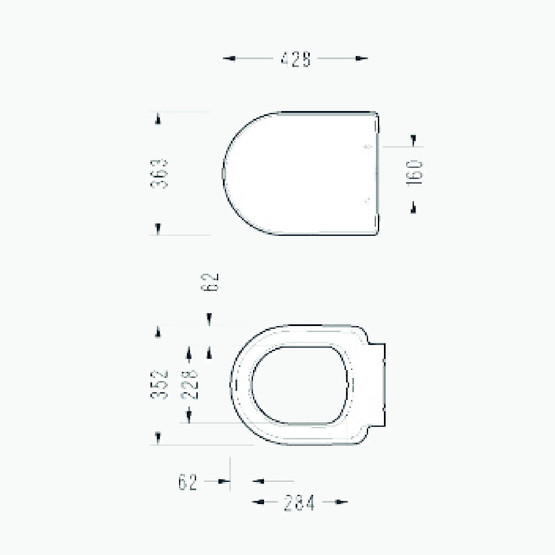 Serel Beta Yavaş Kapanır Klozet Kapağı 