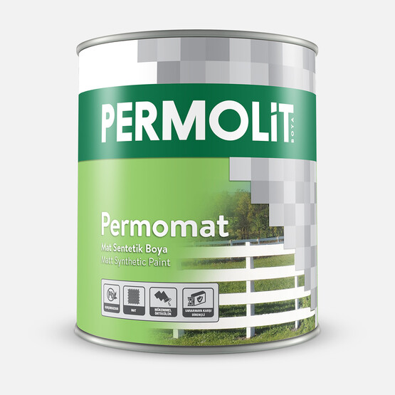 Permolit 0,75Lt Permolit Mat Sentetik Boya Siyah