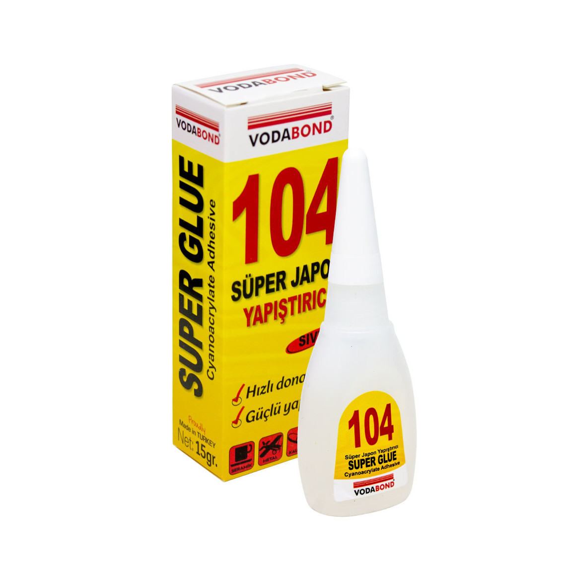    Vodabond 104 Süper Japon Yapıştırıcı 15 GR
 