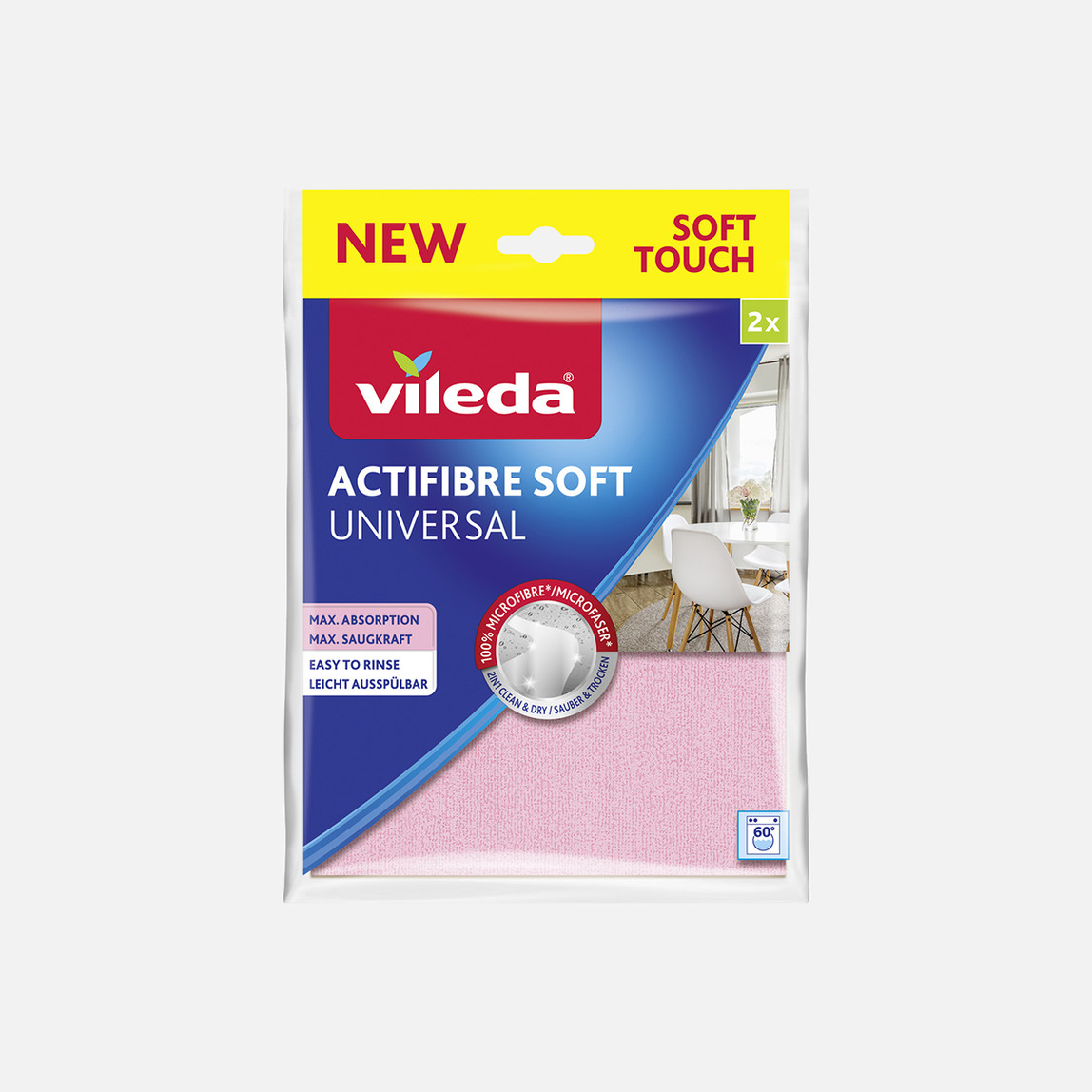    Vileda Actifibre Temizlik Bezi 2'li 