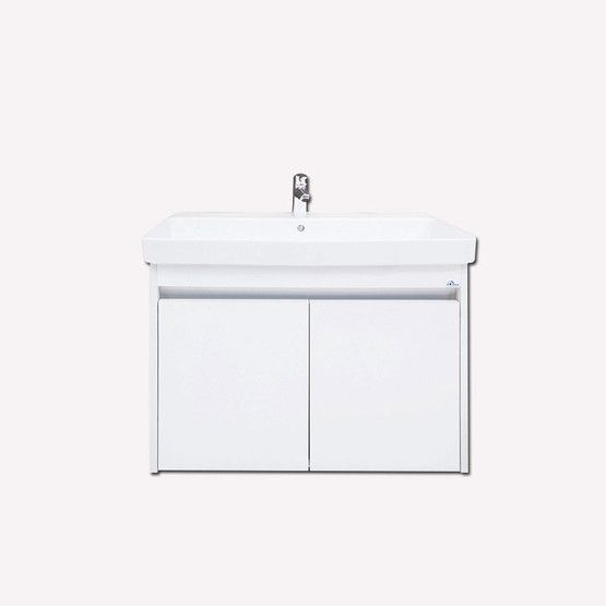 Polka Devrez  Banyo Dolabı Alt Modül Beyaz