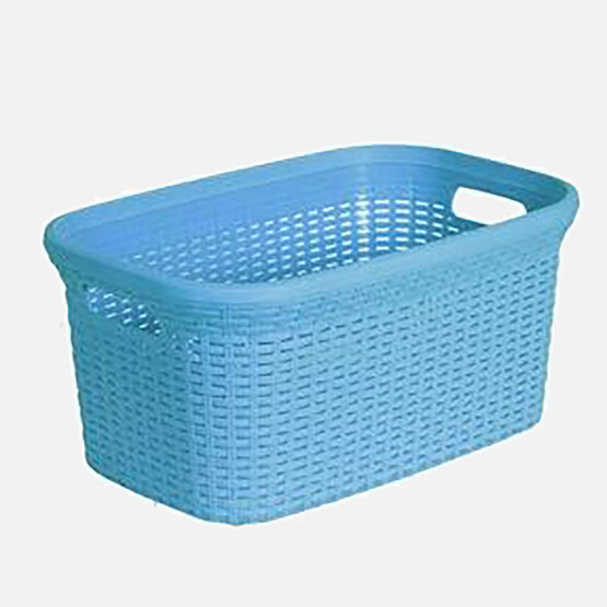 Saban Hasır Görünümlü Çamaşır Selesi 35lt Mavi 