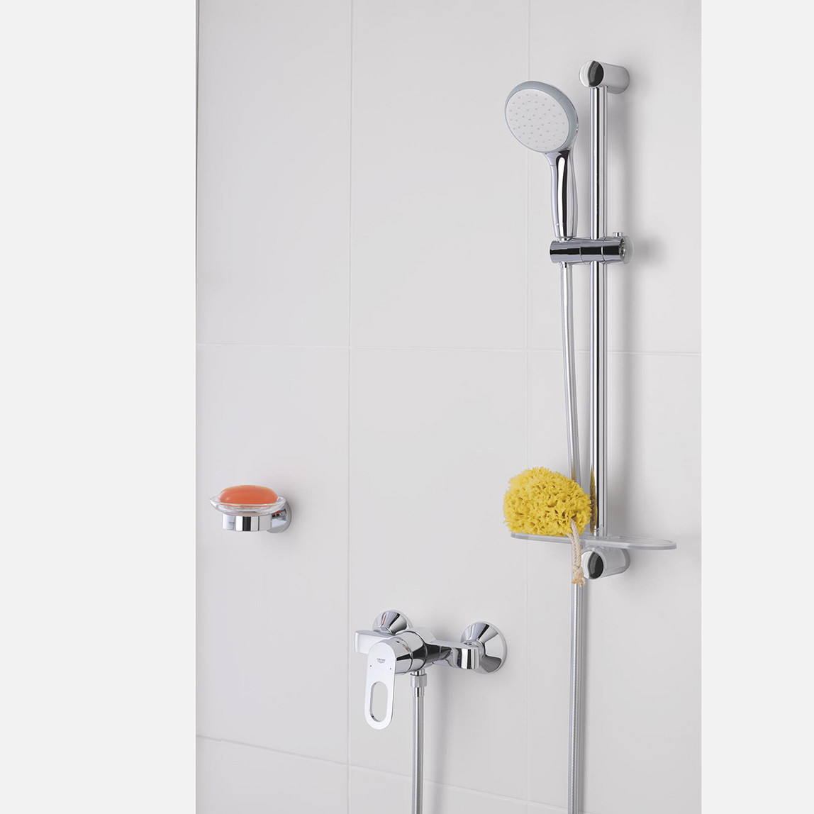    Grohe Vitalio Go 100 Shower Rail Set 1 Spray 600 mm  